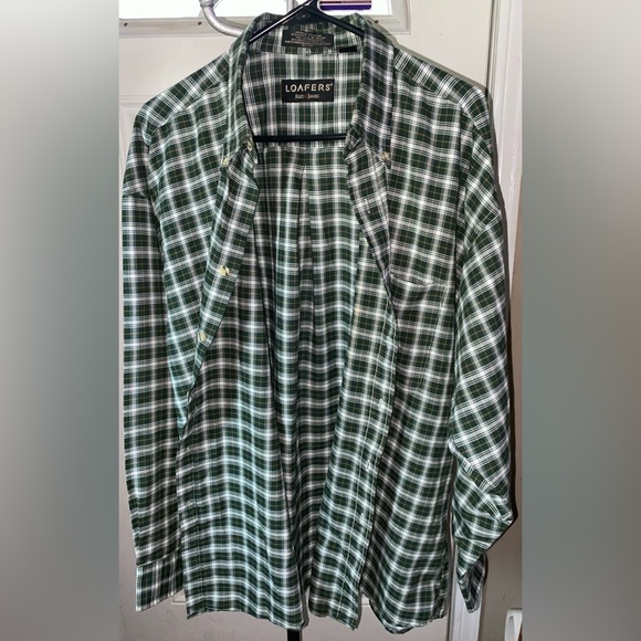 LOAFERS Casual Men’s Button down long sleeve shirt, button sleeves, size XL - Picture 1 of 6